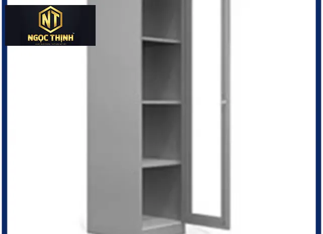 Tủ locker-Tủ hồ sơ 1 cánh kính 4 ngăn-Nội thất Ngọc Thịnh Tủ locker-Tủ hồ sơ 1 cánh kính 4 ngăn-Nội thất Ngọc Thịnh